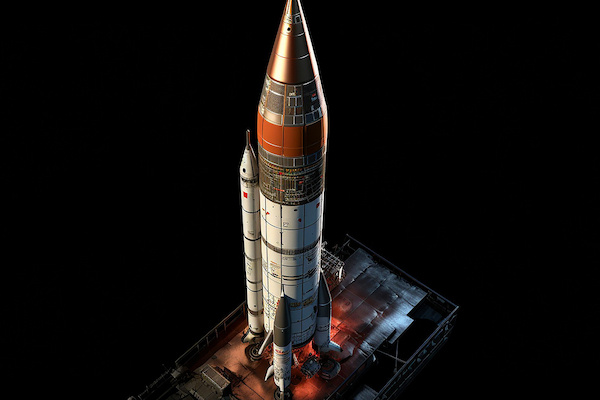 cohete-espacial-en-plataforma